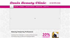 Desktop Screenshot of oasisbeautyclinic.net